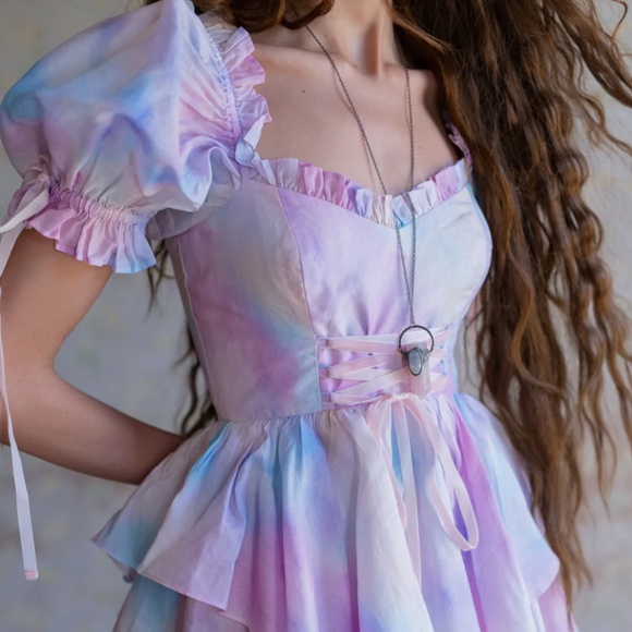 SELKIE The Morpho Faerie Dress - Picture 3 of 10